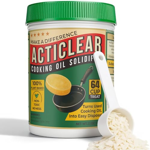 ActiClear 22oz Cooking Oil Solidifier product; this bundle contains three containers