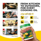 ActiClear Eco-Friendly Cooking Oil Solidifier - Turns Fry Oil into Bio-Waste (22oz)