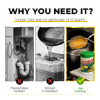 ActiClear Eco-Friendly Cooking Oil Solidifier - Turns Fry Oil into Bio-Waste (22oz)