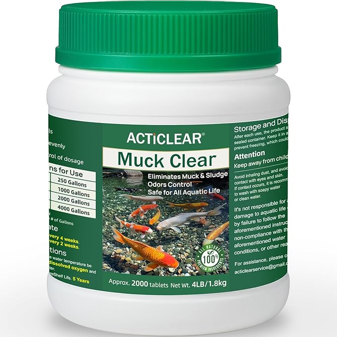 Acticlear Muck Clear – Natural Pond Sludge Treatment