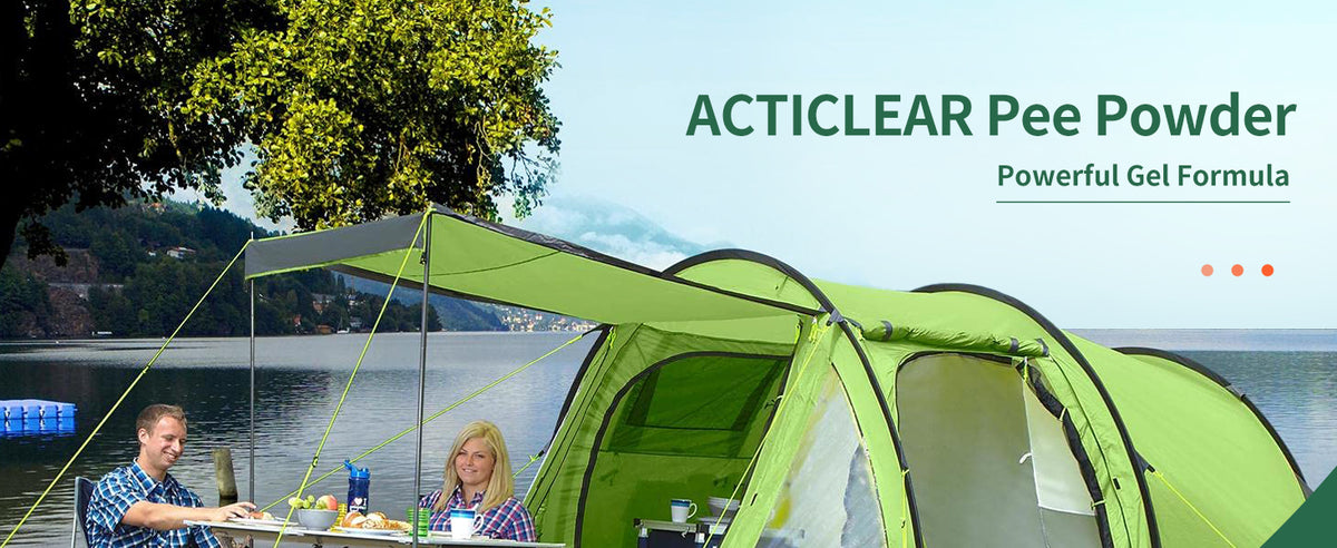 ActiClear Portable Toilet Pee Powder - Rapid 60-Second Absorption & Odor Neutralizer