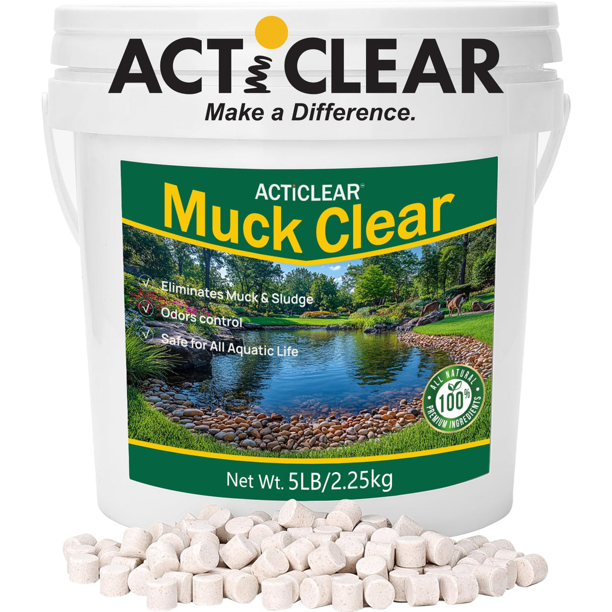 ActiClear Muck Clear - Beneficial Bacteria for Ponds & Lakes