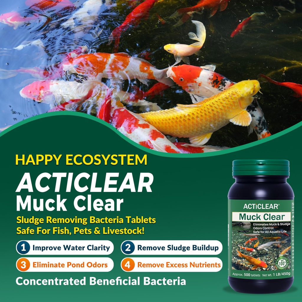 Acticlear Muck Clear – Natural Pond Sludge Treatment