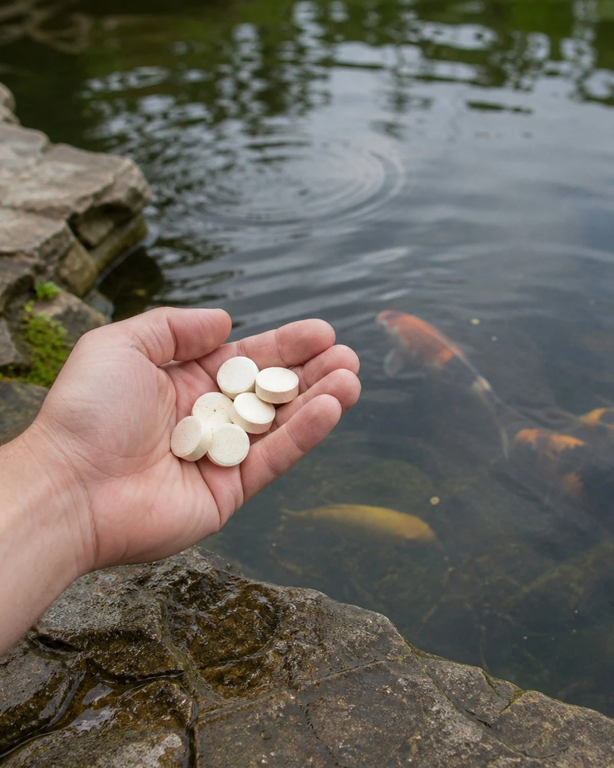 ActiClear pond-care application scene